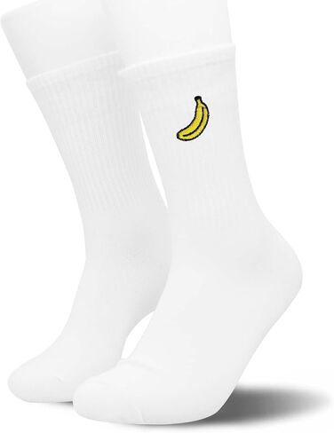 Fruit Embroidered Socks for Men&Women, Cute Fruit Socks Gift for Birthday, Christmas, Fruit Lovers Gifts in Saudi Arabia