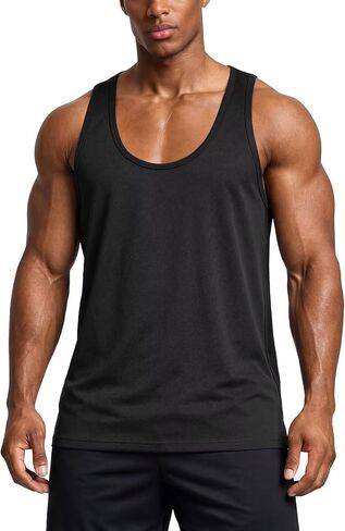 Rane Sports Mens Tank Tops Gym Workout Shirt Sleeveless Muscle Bodybuilding Y-Back Tank Fitness Shirts in Saudi Arabia