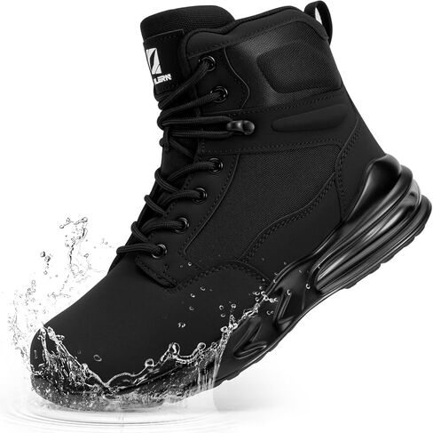 FENLERN Women's Waterproof Hiking Boots, Lightweight Non-Slip Trekking Boots with Side Zipper, Comfortable Cushion Support Outdoor Backpacking Camping Trail Shoes in Saudi Arabia
