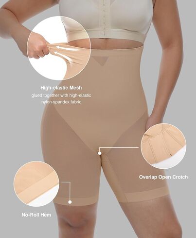 Lover-Beauty Tummy Control Shapewear Shorts for Women High Waist Butt Lifting Seamless Body Shaper Underwear in Kuwait