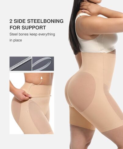 Lover-Beauty Tummy Control Shapewear Shorts for Women High Waist Butt Lifting Seamless Body Shaper Underwear in Kuwait