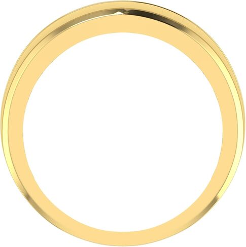 ARCHMAN Men’s 1/4 Cttw Lab Grown Diamond Band – 9 Round Stones in 10K/14K White or Yellow Gold – Wedding or Anniversary Ring in Saudi Arabia