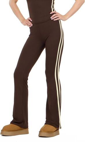 Forever 21 Women's Flare Leggings with Side Stripes in Kuwait