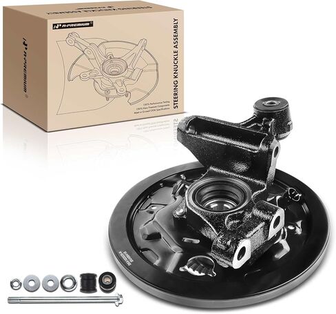 A-Premium Rear Steering Knuckle & Wheel Bearing Hub Assembly Compatible with Subaru Forester 2001-2008, with Rear Drum Brakes, Right Passenger Side in Kuwait
