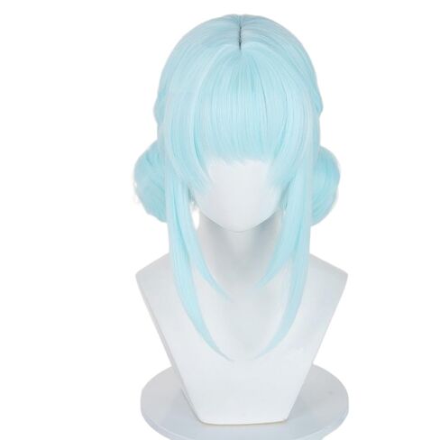 Columbina Wig Black Mixed Red Long Straight Small Ponytail Cosplay Wig Heat Resistan Synthetic Fiber Hair for Unisex Adult Halloween Cos Anime Party Replacement Wigs in Saudi Arabia