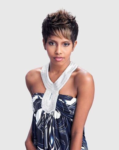 Vanessa Fashion Synthetic Short Spike Wig -MOBY (2 Dark Brown) in Saudi Arabia