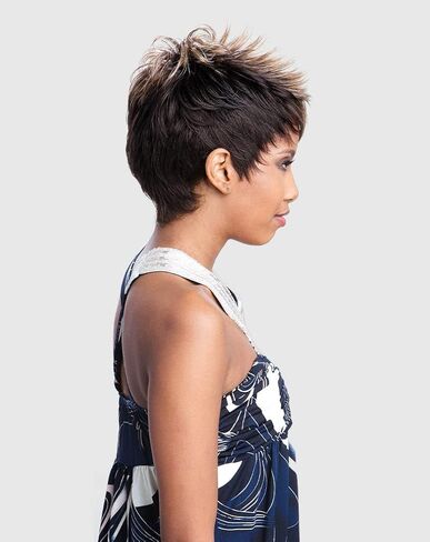 Vanessa Fashion Synthetic Short Spike Wig -MOBY (2 Dark Brown) in Saudi Arabia