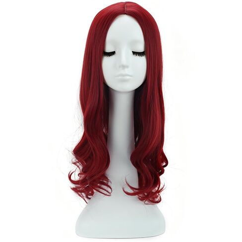 RightOn Blonde Wig Long Wavy Wig Charming Full Synthetic Wigs for Women Natural Curly Hair Light Blonde Long Wigs with Hairnet in Saudi Arabia