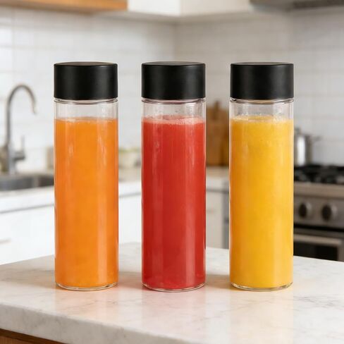 30 PCS Empty Plastic Sensory Bottles, 13.3oz/400ml Clear Sensory Bottle with Black Lids Plastic Juice Bottles Water Bottle Bulk for Making Homemade Beverages, Milk,Fruit Juice in Saudi Arabia