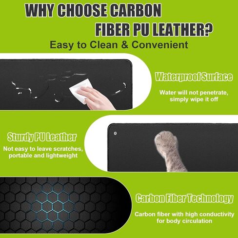Grounding Mat for Feet Desk Laptop Universal Earth Connected Grounded Pad 12"x24" with Outlet Tester,Adapter,Cord in Saudi Arabia