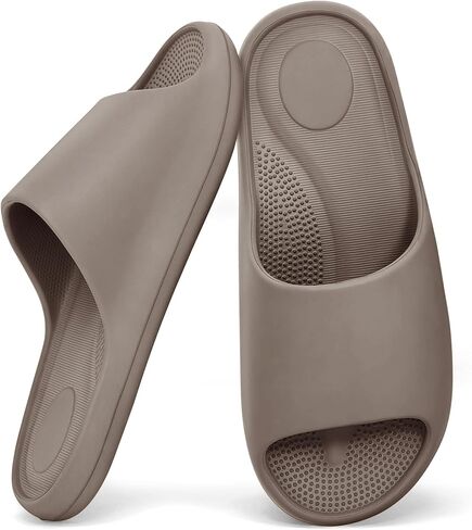 Shower Shoes for Women & Men - Non Slip Quick Drying Bathroom Slipper - Soft EVA Cloud Slides with Arch Support for Gym, Dorm, Pool & Indoor Safety in Saudi Arabia