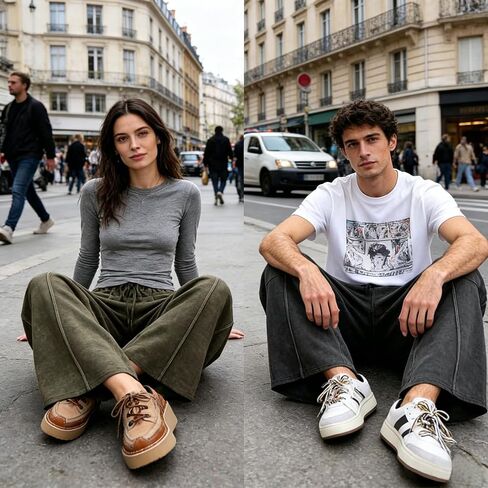 Women's Acid Wash Sweatpants Wide Leg Palazzo High Waist Drawstring Elastic Waist Casual Pants with Pockets in Kuwait