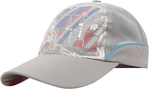 Kids Girls Boys Quick Dry Mesh Trucker Cap Summer Cooling Sport Sun Visor Adjustable Snapback Tennis Baseball Hat Age 4-10 in Kuwait