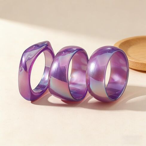 Chunky Acrylic Bangle Bracelets for Women Dainty Big Stackable Bangles Set,Colorful Irregular Acrylic Resin Chunky Bracelets Fashion Colorful Bracelet Jewelry Gift in Kuwait