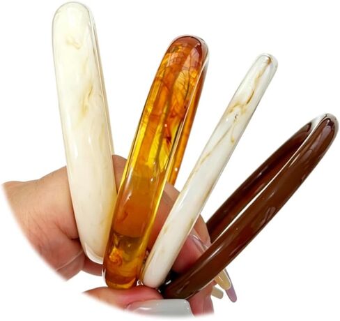 Chunky Acrylic Bangle Bracelets for Women Dainty Big Stackable Bangles Set,Colorful Irregular Acrylic Resin Chunky Bracelets Fashion Colorful Bracelet Jewelry Gift in Kuwait