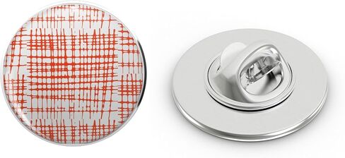 Red colour net pattern illustration background Metal Lapel Pin Tie Tack Pinback 0.75" in Kuwait