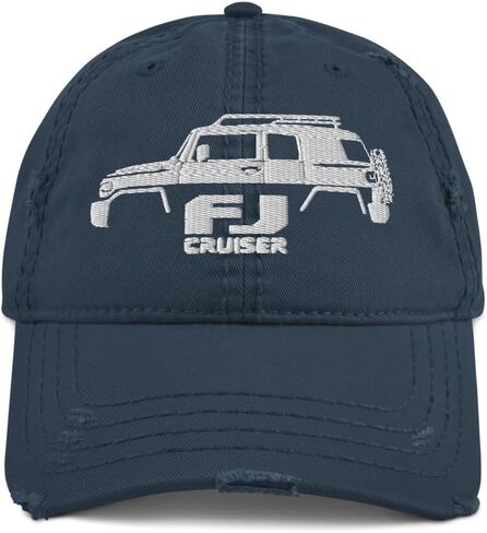 2007 FJ Cruiser Silhouette Distressed Dad Hat | Off-Road Adventure Cap in Kuwait