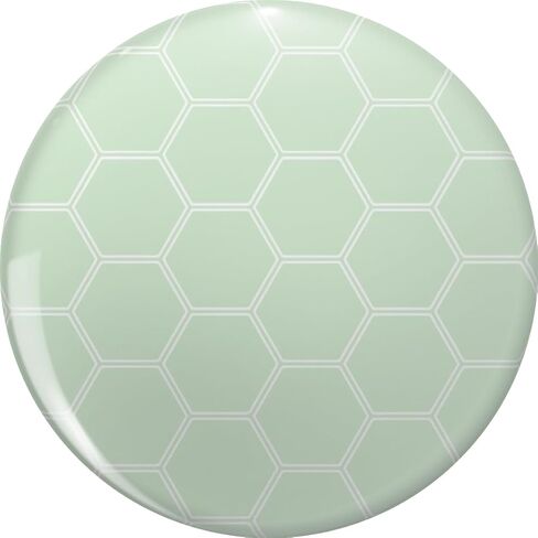 Geometric Honeycomb Pattern - Light Green #273 Metal Lapel Pin Tie Tack Pinback 0.75" in Kuwait