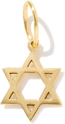Gelin 14k Solid Gold Star of David Charm Pendant for Women in Kuwait