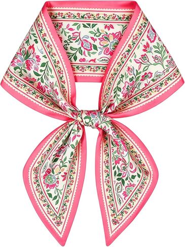 59" Hair Scarf for Women Silky Long Neck Head Scarves Purse Bag Scarfs for Handbag Satin Headscarf Gift 59" * 5.9" in Kuwait