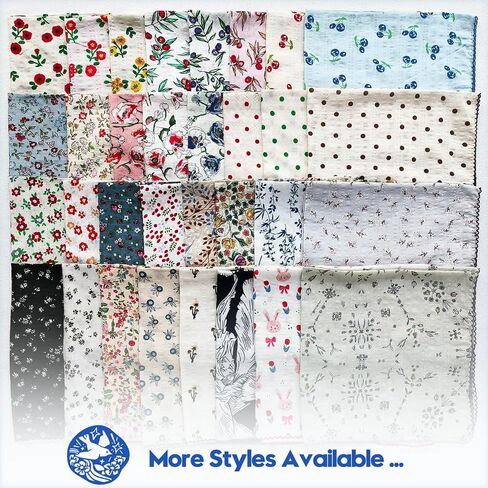 APIGANIZ 21"x21" Cotton Bandana for Women, Super Soft Textured Fabric, Kerchief, Neck Scarf for Women, All-Occasion Gift in Saudi Arabia