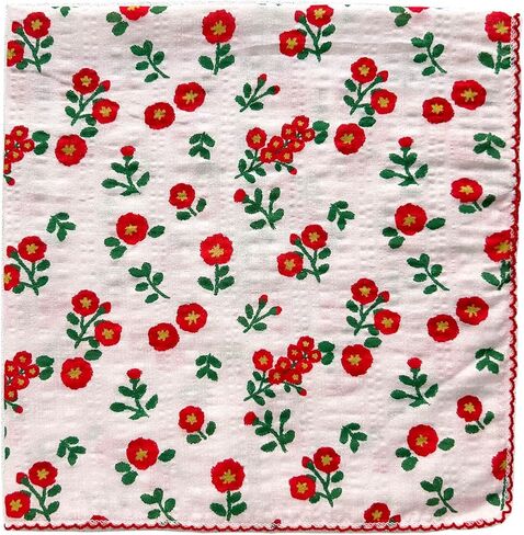 APIGANIZ 21"x21" Cotton Bandana for Women, Super Soft Textured Fabric, Kerchief, Neck Scarf for Women, All-Occasion Gift in Saudi Arabia