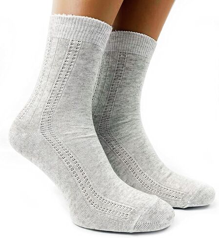 Women's Thin Breathable Organic Linen Socks (5, Medium) in Kuwait
