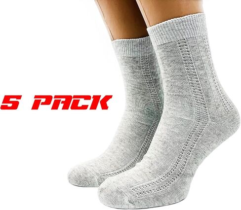 Women's Thin Breathable Organic Linen Socks (5, Medium) in Kuwait