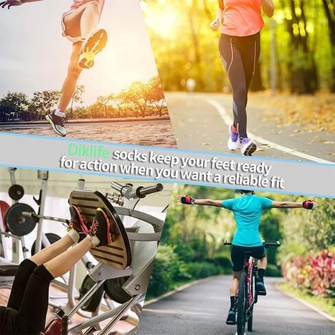 Women's Cushioned Ankle Socks 6-Pair (3 White + 3 Black) - Running Socks with Lycra Cuff & Arch Support for Athletic, Tennis, Walking in Saudi Arabia