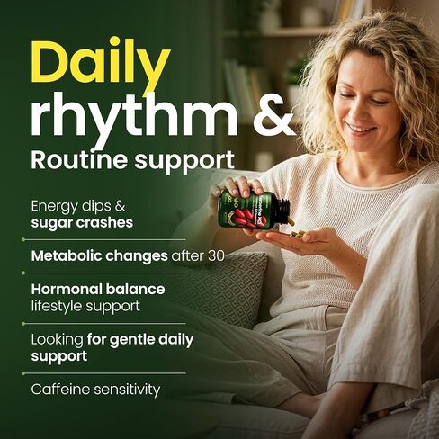 Berberine Supplement HCL 1500mg Berberine Capsules with Ceylon Cinnamon & Chromium, Highly Absorbable Formula for Supports Hormonal, Metabolic Health, Steady Energy Non-GMO (90 Capsules) in Saudi Arabia