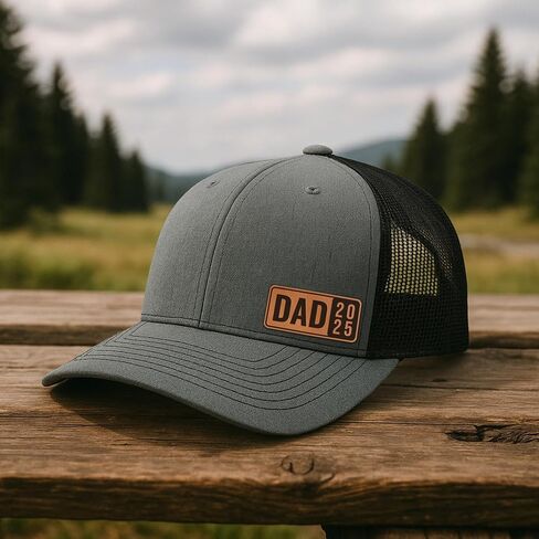 Personalized Gifts for Men - Dad EST 2025 Hat - Snapback Mesh Back Cap Gifts for Father, New Papa, Girl and Boy Dad, Father to Be - Hat for Anniversary, Father’s Day, or for 1st Time Daddy in Saudi Arabia