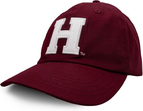 Tee Luv Harvard H Logo Hat - Harvard University Baseball Cap (Burgundy) in Kuwait