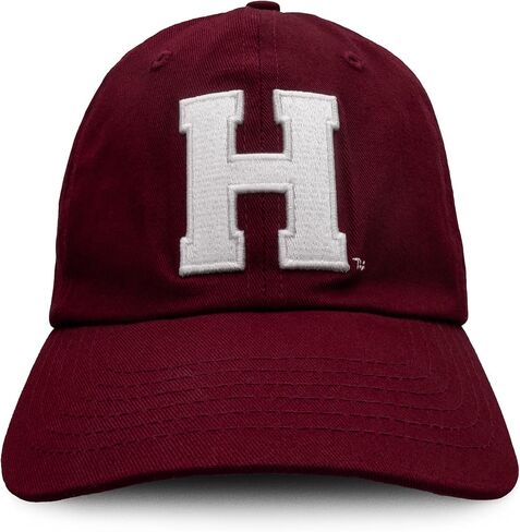 Tee Luv Harvard H Logo Hat - Harvard University Baseball Cap (Burgundy) in Kuwait