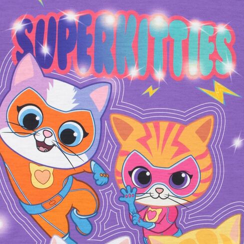 Disney Pajamas, SuperKitties Girls Pajamas, Short Sleeve Pajama Set, Adorable Girls Pjs 3T in Kuwait