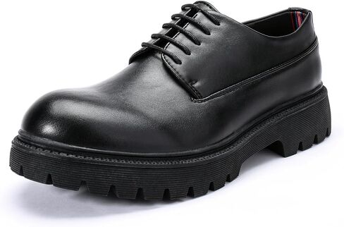 AUSTIN MILL Men’s Platform Oxford Dress Shoes Classic Round Toe Lace Up Shoe for Business Office Casual in Saudi Arabia