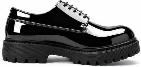 AUSTIN MILL Men’s Platform Oxford Dress Shoes Classic Round Toe Lace Up Shoe for Business Office Casual in Kuwait