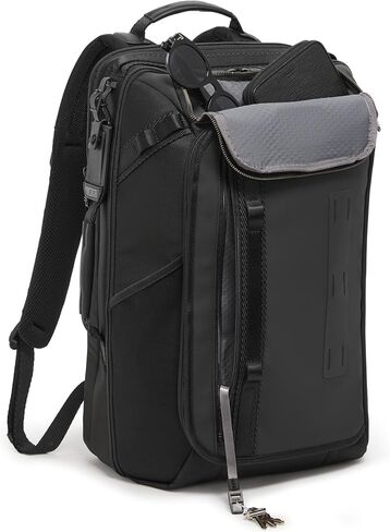 TUMI - Alpha Bravo Detrick Backpack - Multi-Compartment Travel Gear - Adjustable Straps & Easy to Carry - Black in Kuwait