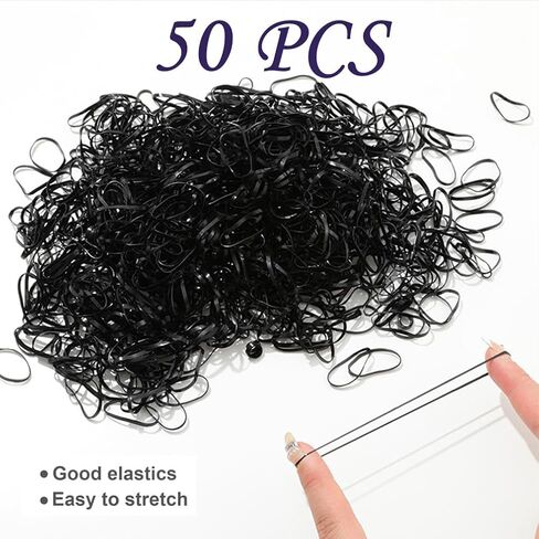 Hair Jewelry for Braids with Disposable Black Rubber Band for Women Men Hair Accessories Braids, Dreadlock Braid Clips Non-Piercing Ear Cuffs Clip Jewelry in Saudi Arabia