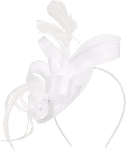 قبعات Zando 2026 الشبكية Ken-Tucky Derby Fascinators للنساء والفتيات مع مشبك وعصابة رأس كلاسيكية لحفلات الزفاف والكنيسة وحفلات الشاي in Kuwait