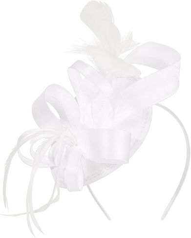 قبعات Zando 2026 الشبكية Ken-Tucky Derby Fascinators للنساء والفتيات مع مشبك وعصابة رأس كلاسيكية لحفلات الزفاف والكنيسة وحفلات الشاي in Kuwait