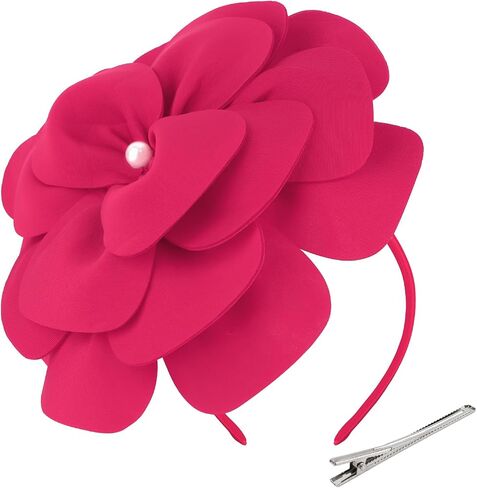 AMCAMI Fascinators Hats for Women 2026 Derby Hats Tea Party Hat with Headband and Clip in Saudi Arabia