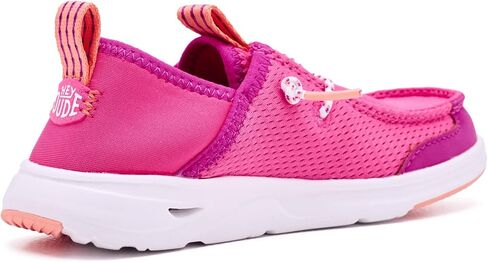 HEYDUDE Unisex Toddler Wally Hey2O Wander Slip On Mesh Shoe, Fandango Pink Size 7 | Built for Water, Lightweight with Quick Dry in Kuwait