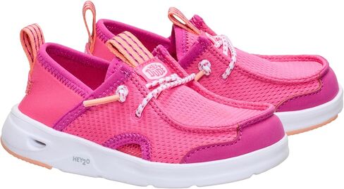 HEYDUDE Unisex Toddler Wally Hey2O Wander Slip On Mesh Shoe, Fandango Pink Size 7 | Built for Water, Lightweight with Quick Dry in Kuwait