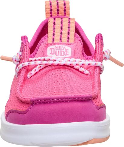 HEYDUDE Unisex Toddler Wally Hey2O Wander Slip On Mesh Shoe, Fandango Pink Size 7 | Built for Water, Lightweight with Quick Dry in Kuwait