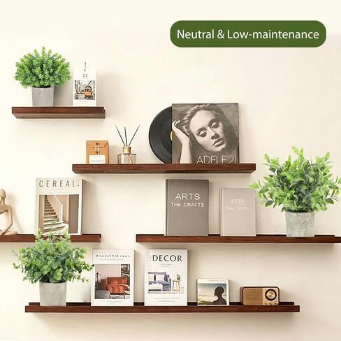 CCILAND 3 Pack Small Potted Fake Plants, Artificial Eucalyptus Plants, Lifelike Faux Frost-Hung Plants Topiaries for Home Office Shelf Desk Living Room Greenery Decor in Saudi Arabia