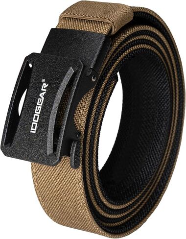 IDOGEAR Tactical Ratchet Belt 1.25" EDC Gun Belt Heavy-Duty Nylon CCW Belts with Quick-Adjust Buckle for IWB/OWB/AIWB Carry in Saudi Arabia
