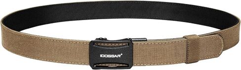 IDOGEAR Tactical Ratchet Belt 1.25" EDC Gun Belt Heavy-Duty Nylon CCW Belts with Quick-Adjust Buckle for IWB/OWB/AIWB Carry in Saudi Arabia