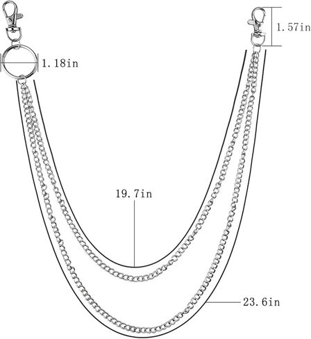 Grommet Leather Belts for Women, Black Belt Women Men with Double Holes & Chains in Kuwait