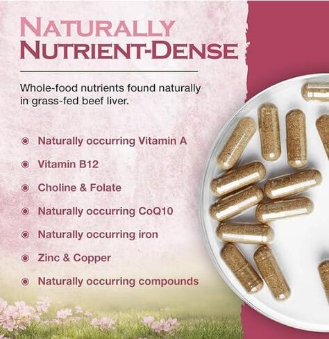 Shawneehaw Farms Freeze Dried Beef Liver Capsules 3000mg, 120 Capsules 30 Day's Supply - Non-GMO Desiccated Beef Heart for Iron & Energy Support - Grassfed Beef Organ Supplement for Women & Men in Kuwait