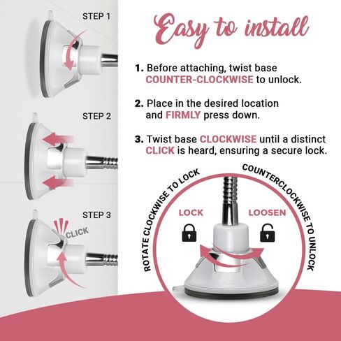 MIRRORVANA Flexible 10X Magnifying Square Makeup Mirror Non Lighted with Adjustable Gooseneck & Suction Cup 2in1 Table Mirror and Wall Mount for Vanity & Bathroom Use - 6.3" x 6.3" (Translucent Frame) in Saudi Arabia